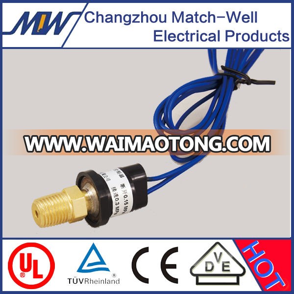 microw extra-low vacuum pressure switch within -0.1~0.05MPa for compressor machines